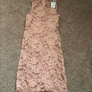 Floral Lace Bodycon Dress